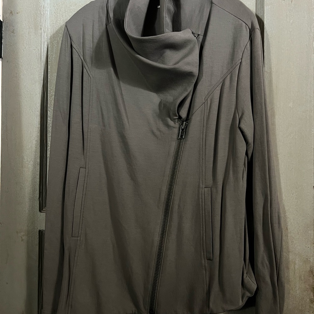 Stylish Gray Asymmetrical Jacket